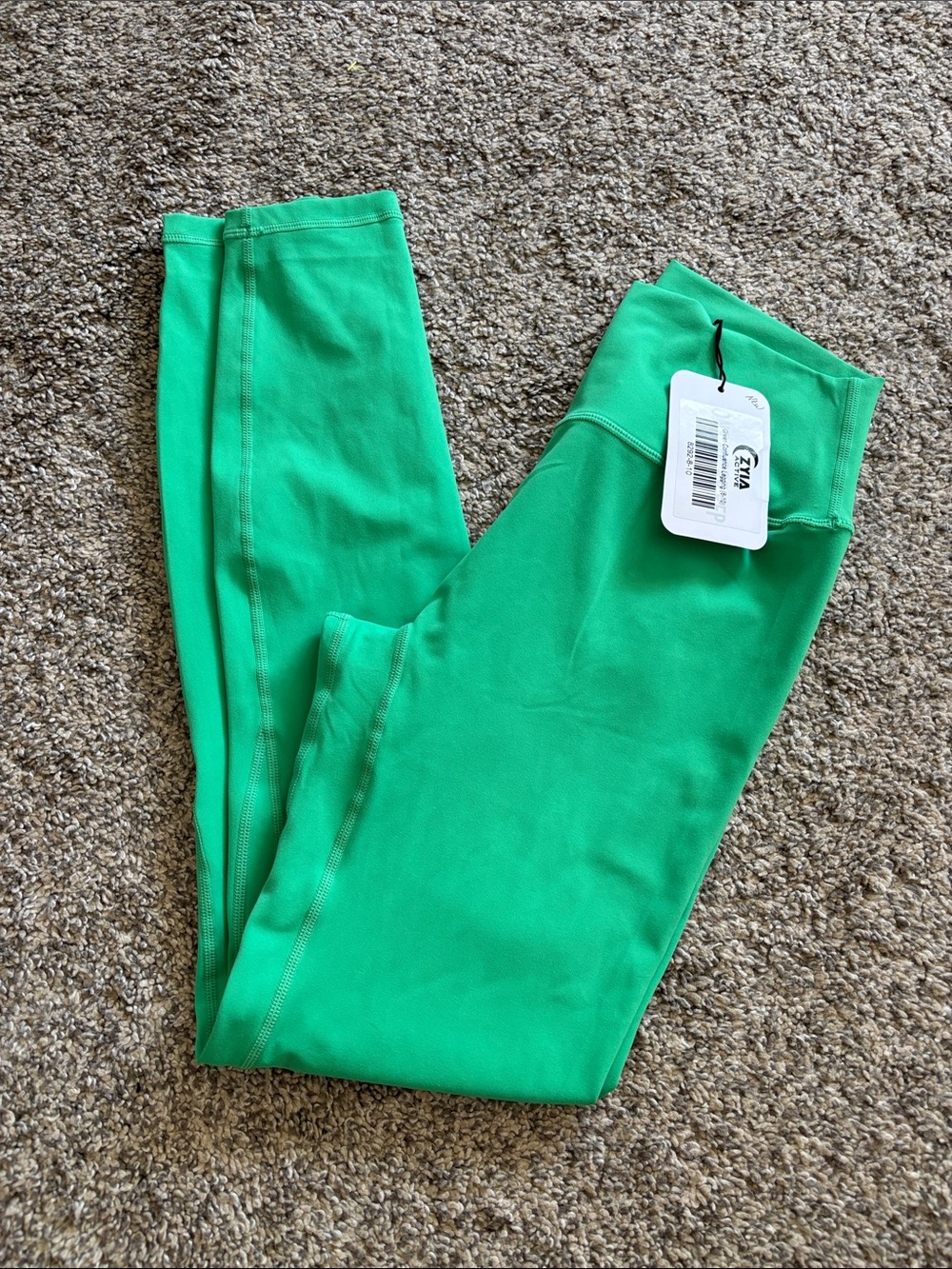 Zyia Green Confluence Leggings size 8-10 NWT